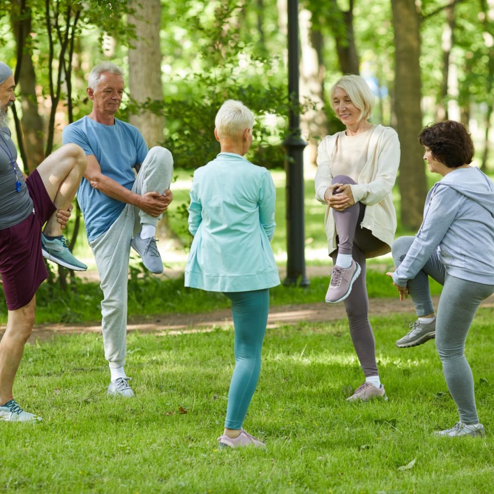 group-modern-senior-people-spending-sunny-morning-park-doing-stretching-exercise